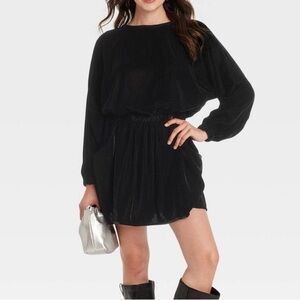 NWT Universal Thread Black Long Sleeve Dress